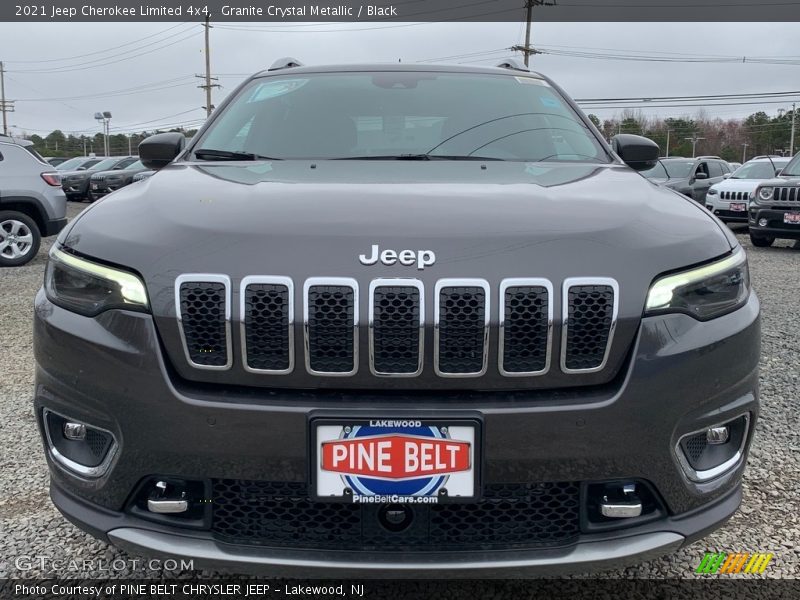 Granite Crystal Metallic / Black 2021 Jeep Cherokee Limited 4x4