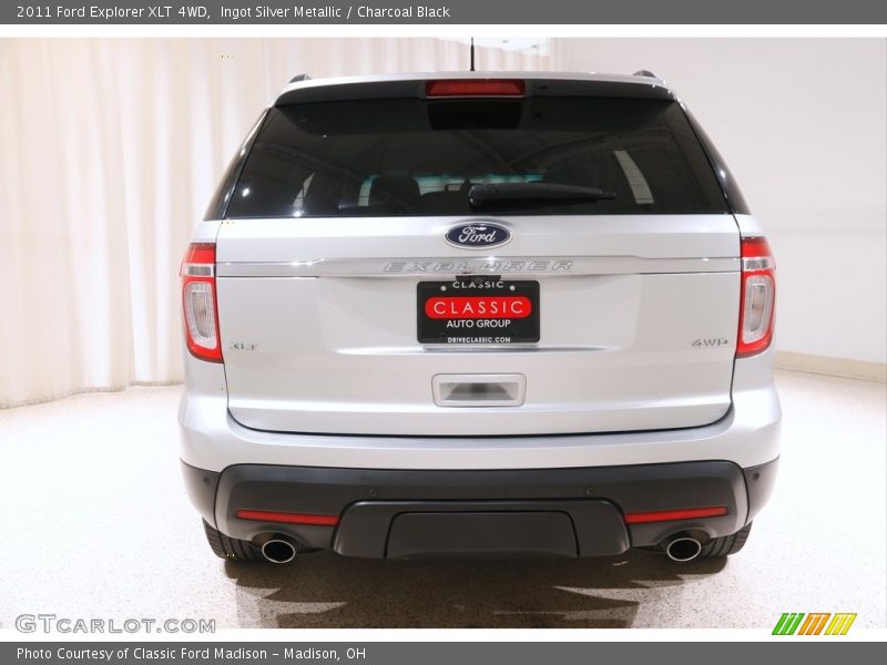 Ingot Silver Metallic / Charcoal Black 2011 Ford Explorer XLT 4WD
