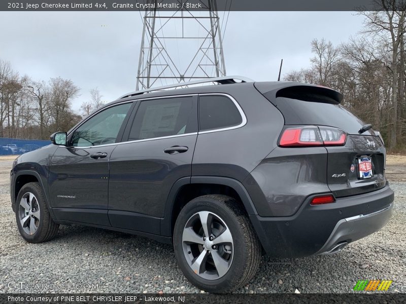 Granite Crystal Metallic / Black 2021 Jeep Cherokee Limited 4x4