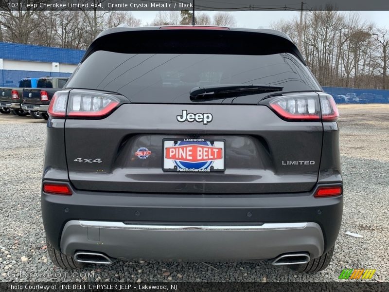 Granite Crystal Metallic / Black 2021 Jeep Cherokee Limited 4x4