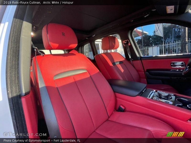 Front Seat of 2019 Cullinan 