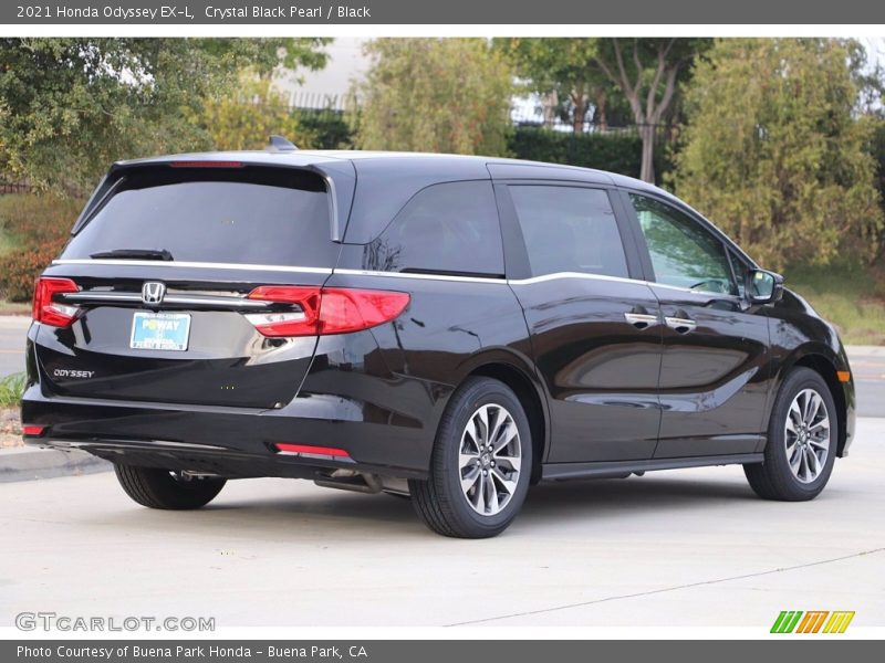 Crystal Black Pearl / Black 2021 Honda Odyssey EX-L