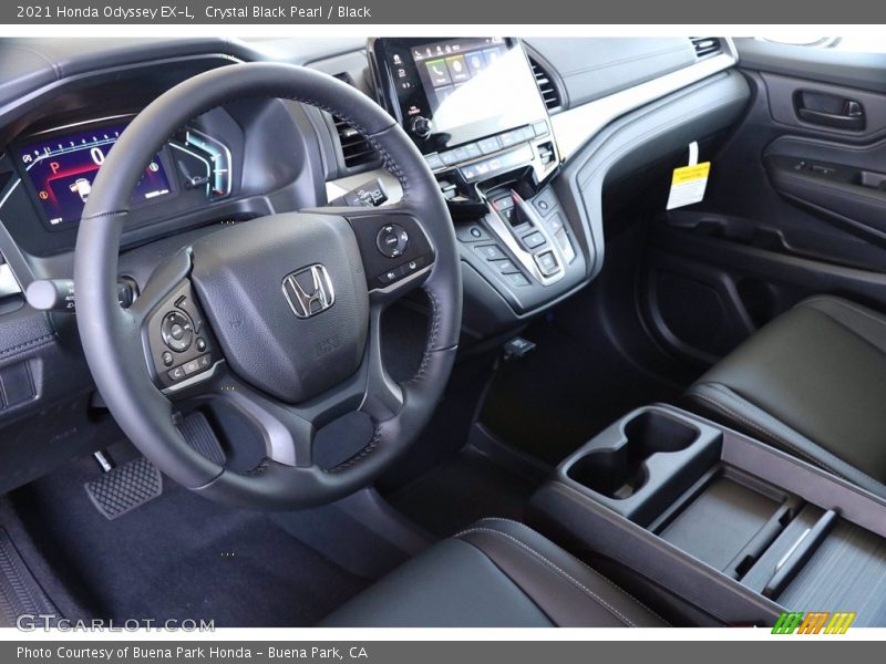 Crystal Black Pearl / Black 2021 Honda Odyssey EX-L
