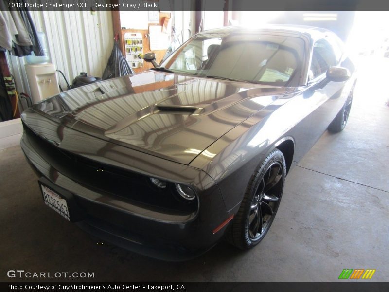 Destroyer Gray / Black 2018 Dodge Challenger SXT