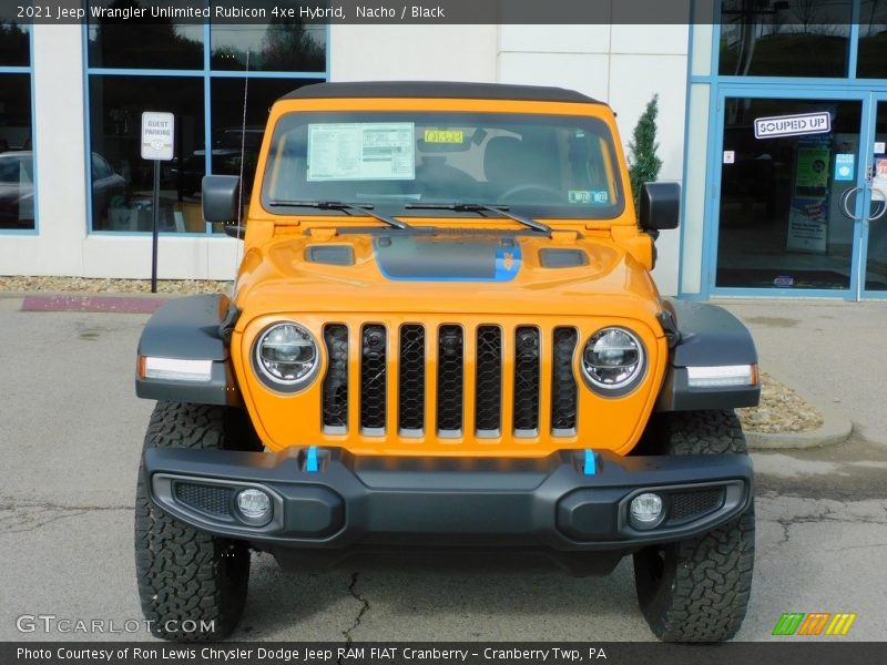 Nacho / Black 2021 Jeep Wrangler Unlimited Rubicon 4xe Hybrid