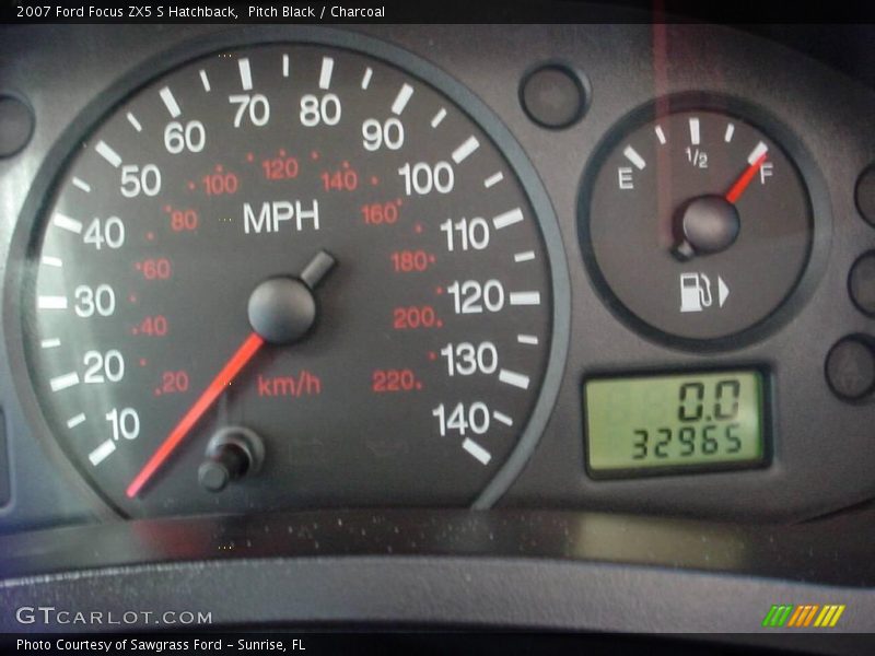 Pitch Black / Charcoal 2007 Ford Focus ZX5 S Hatchback