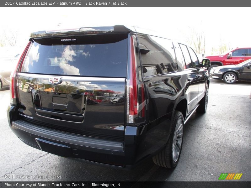 Black Raven / Jet Black 2017 Cadillac Escalade ESV Platinum 4WD