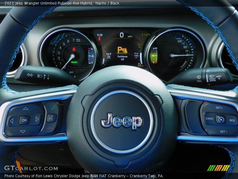 Nacho / Black 2021 Jeep Wrangler Unlimited Rubicon 4xe Hybrid