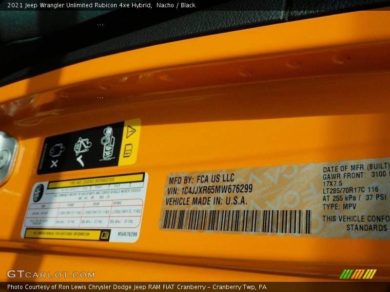 Nacho / Black 2021 Jeep Wrangler Unlimited Rubicon 4xe Hybrid