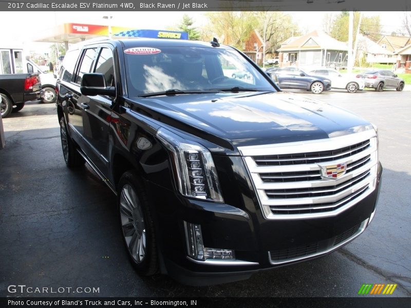 Black Raven / Jet Black 2017 Cadillac Escalade ESV Platinum 4WD