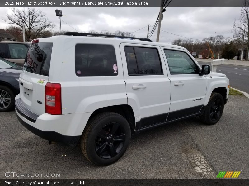 Bright White / Dark Slate Gray/Light Pebble Beige 2015 Jeep Patriot Sport 4x4