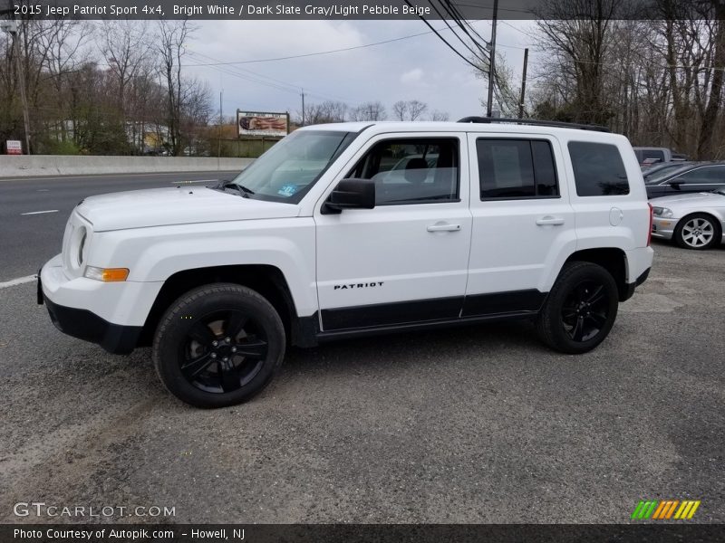 Bright White / Dark Slate Gray/Light Pebble Beige 2015 Jeep Patriot Sport 4x4
