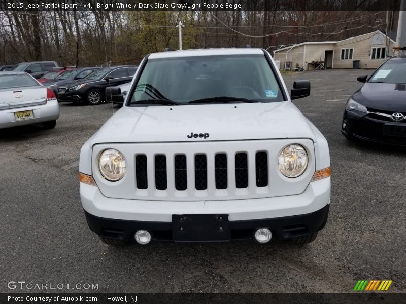 Bright White / Dark Slate Gray/Light Pebble Beige 2015 Jeep Patriot Sport 4x4