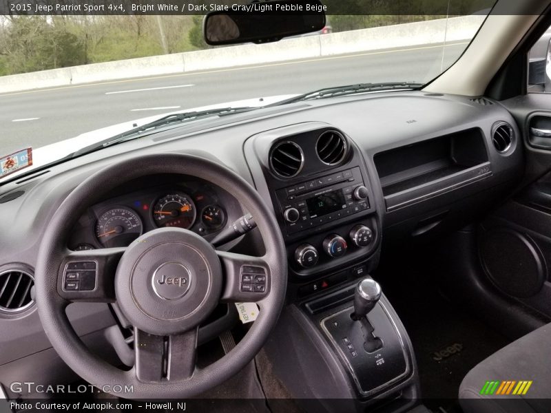 Bright White / Dark Slate Gray/Light Pebble Beige 2015 Jeep Patriot Sport 4x4