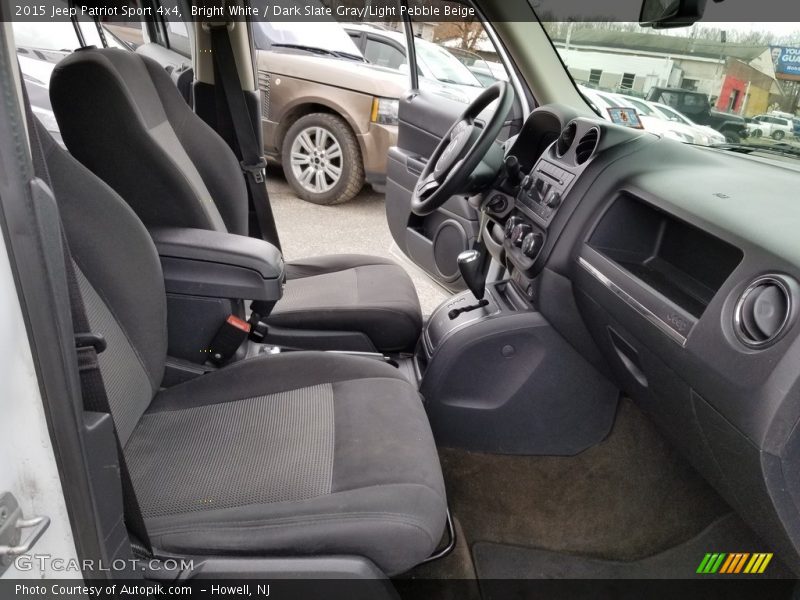 Bright White / Dark Slate Gray/Light Pebble Beige 2015 Jeep Patriot Sport 4x4