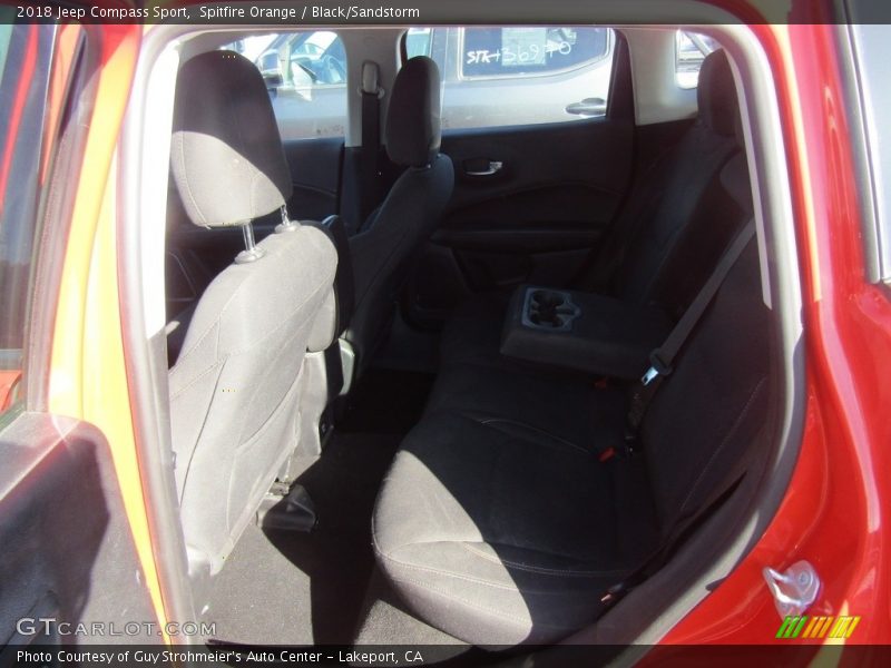 Spitfire Orange / Black/Sandstorm 2018 Jeep Compass Sport