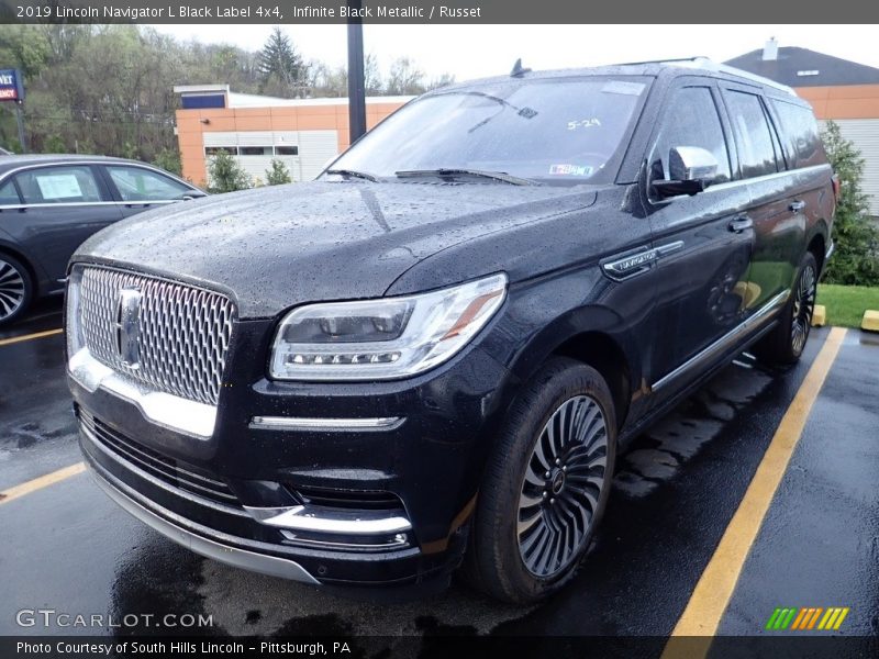 Infinite Black Metallic / Russet 2019 Lincoln Navigator L Black Label 4x4