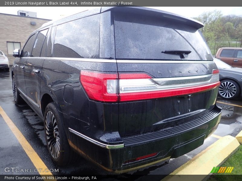 Infinite Black Metallic / Russet 2019 Lincoln Navigator L Black Label 4x4