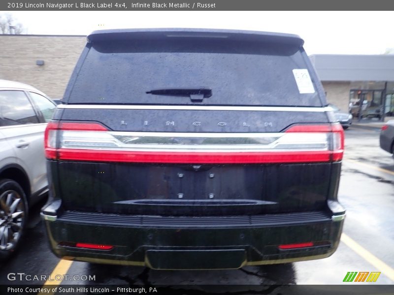 Infinite Black Metallic / Russet 2019 Lincoln Navigator L Black Label 4x4