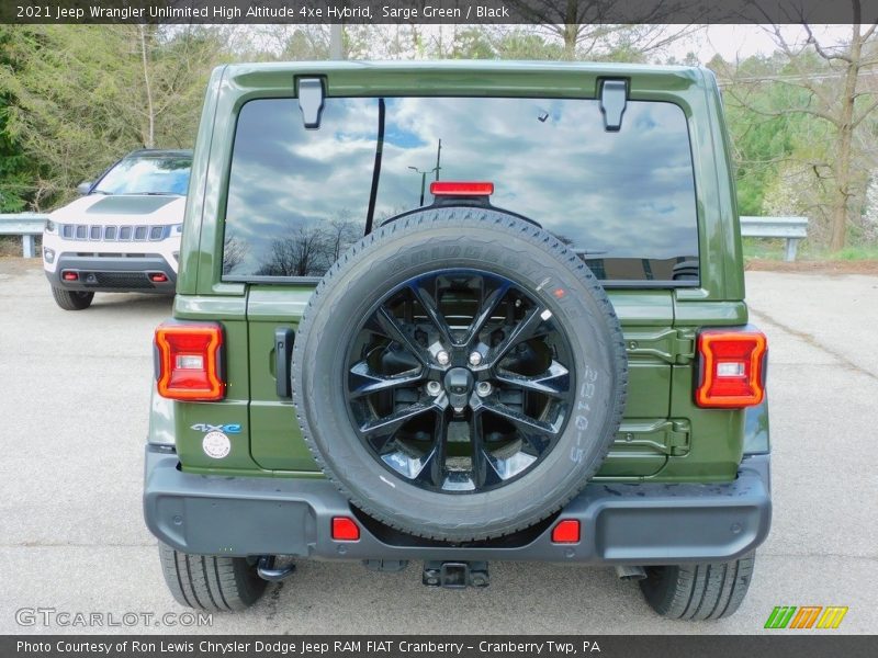 Sarge Green / Black 2021 Jeep Wrangler Unlimited High Altitude 4xe Hybrid