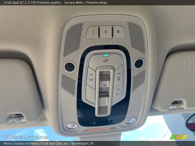 Carrara White / Pistachio Beige 2018 Audi Q7 2.0 TFSI Premium quattro