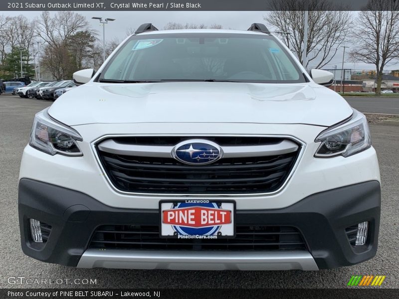 Crystal White Pearl / Slate Black 2021 Subaru Outback Limited XT