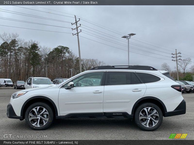 Crystal White Pearl / Slate Black 2021 Subaru Outback Limited XT