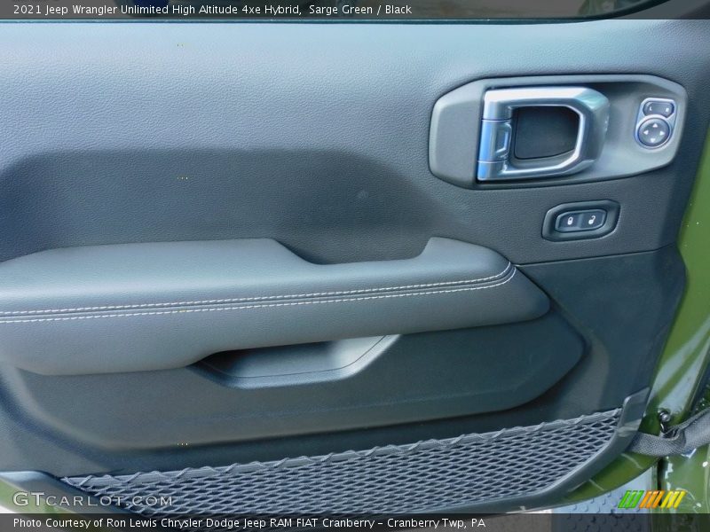 Sarge Green / Black 2021 Jeep Wrangler Unlimited High Altitude 4xe Hybrid