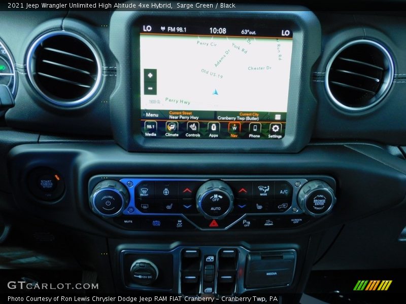 Sarge Green / Black 2021 Jeep Wrangler Unlimited High Altitude 4xe Hybrid