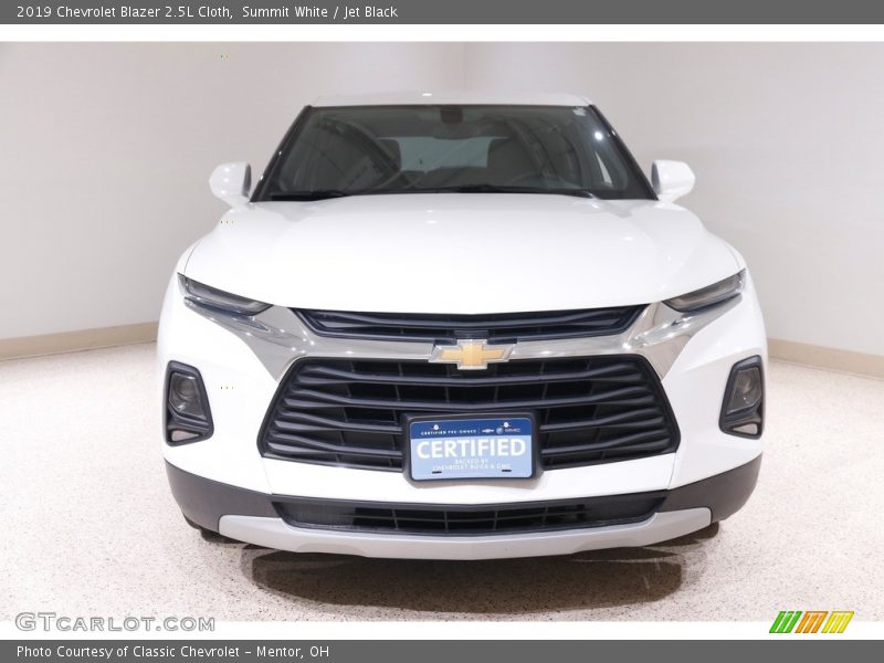 Summit White / Jet Black 2019 Chevrolet Blazer 2.5L Cloth
