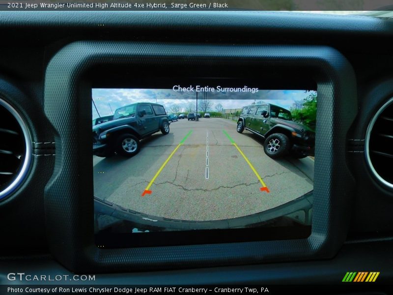 Sarge Green / Black 2021 Jeep Wrangler Unlimited High Altitude 4xe Hybrid