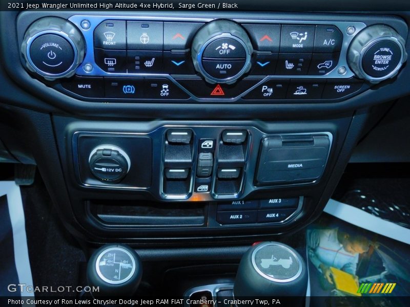 Sarge Green / Black 2021 Jeep Wrangler Unlimited High Altitude 4xe Hybrid