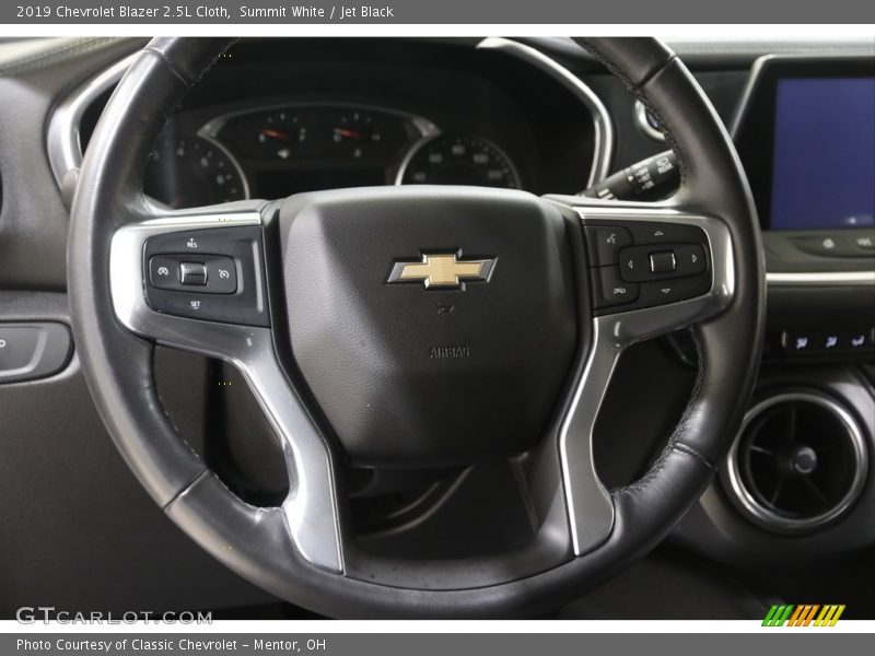 Summit White / Jet Black 2019 Chevrolet Blazer 2.5L Cloth