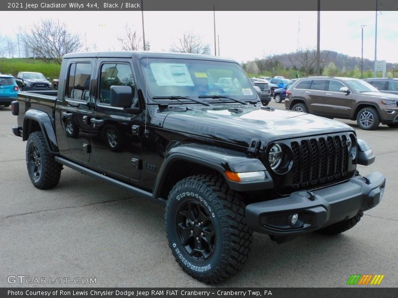 Black / Black 2021 Jeep Gladiator Willys 4x4