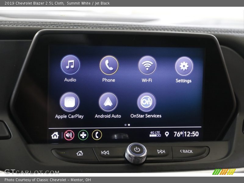 Summit White / Jet Black 2019 Chevrolet Blazer 2.5L Cloth