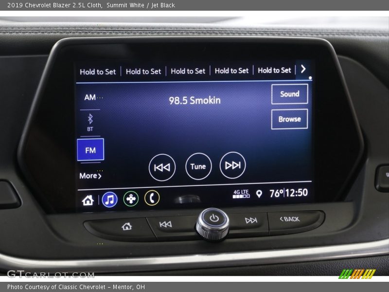 Summit White / Jet Black 2019 Chevrolet Blazer 2.5L Cloth