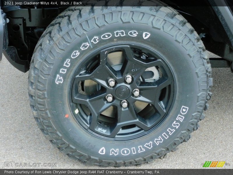 Black / Black 2021 Jeep Gladiator Willys 4x4