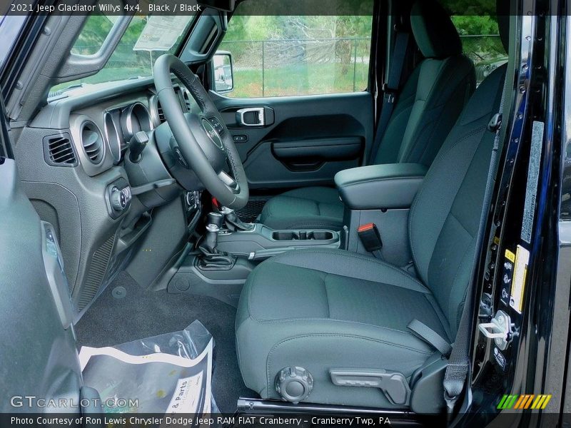 Black / Black 2021 Jeep Gladiator Willys 4x4