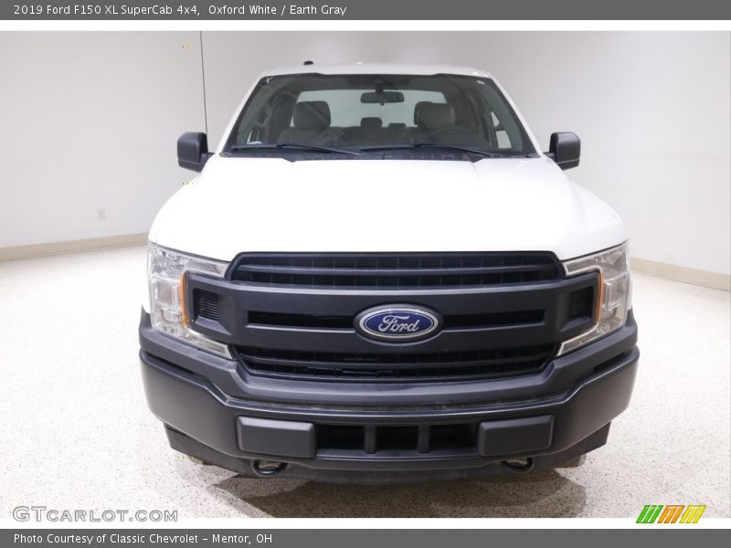 Oxford White / Earth Gray 2019 Ford F150 XL SuperCab 4x4