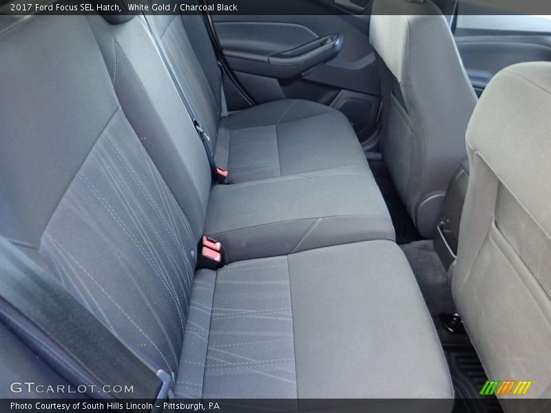 White Gold / Charcoal Black 2017 Ford Focus SEL Hatch