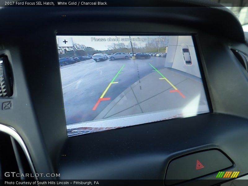 White Gold / Charcoal Black 2017 Ford Focus SEL Hatch