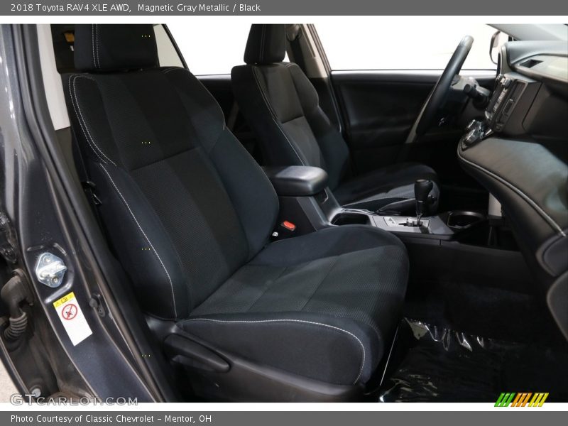 Magnetic Gray Metallic / Black 2018 Toyota RAV4 XLE AWD