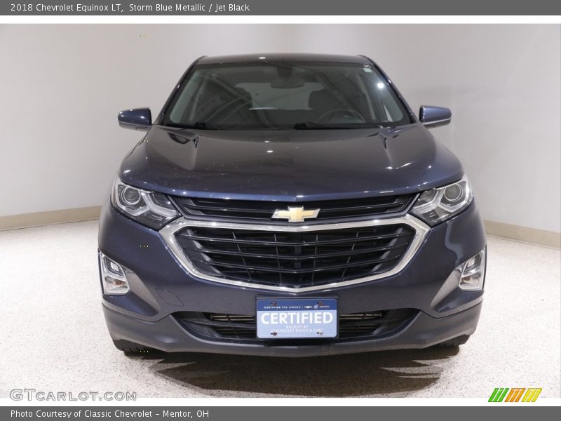 Storm Blue Metallic / Jet Black 2018 Chevrolet Equinox LT