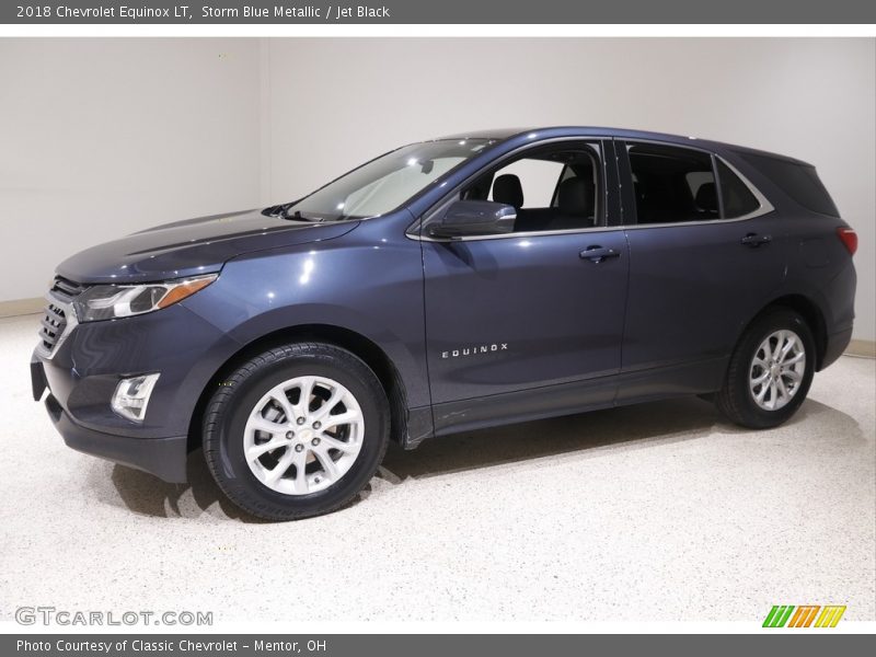 Storm Blue Metallic / Jet Black 2018 Chevrolet Equinox LT