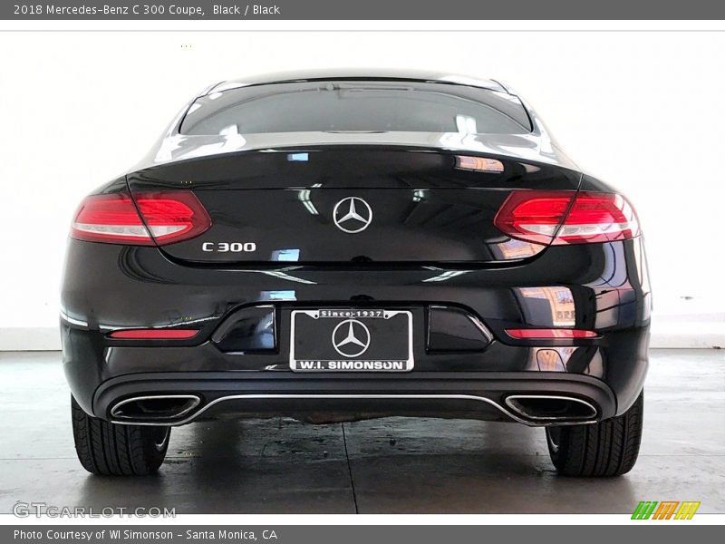 Black / Black 2018 Mercedes-Benz C 300 Coupe