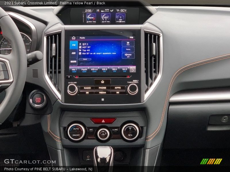 Plasma Yellow Pearl / Black 2021 Subaru Crosstrek Limited