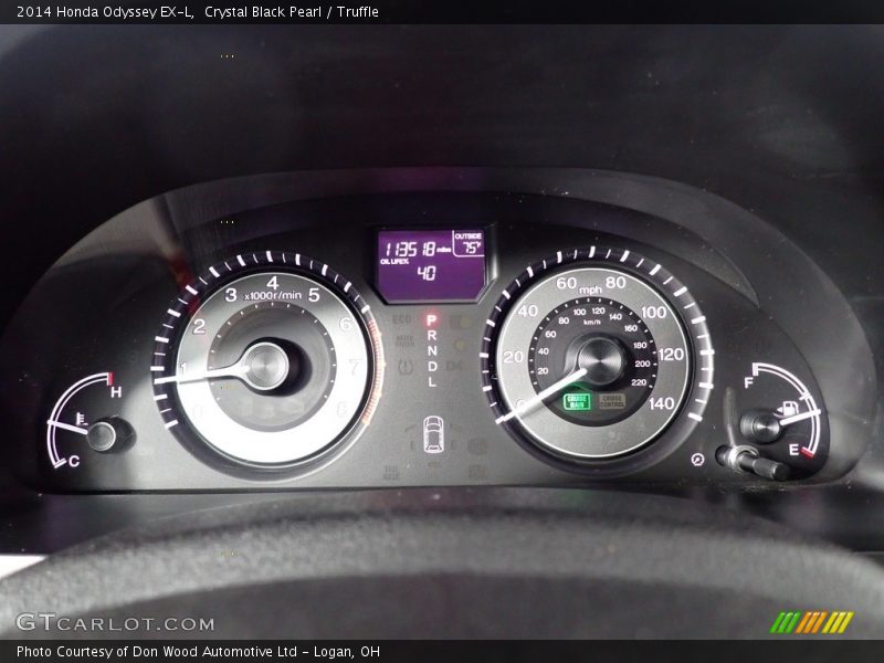 Crystal Black Pearl / Truffle 2014 Honda Odyssey EX-L