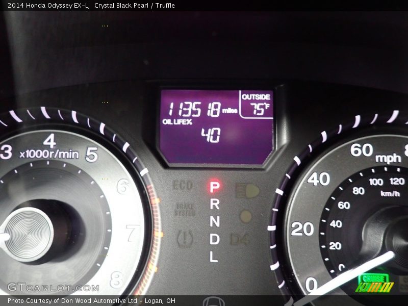 Crystal Black Pearl / Truffle 2014 Honda Odyssey EX-L