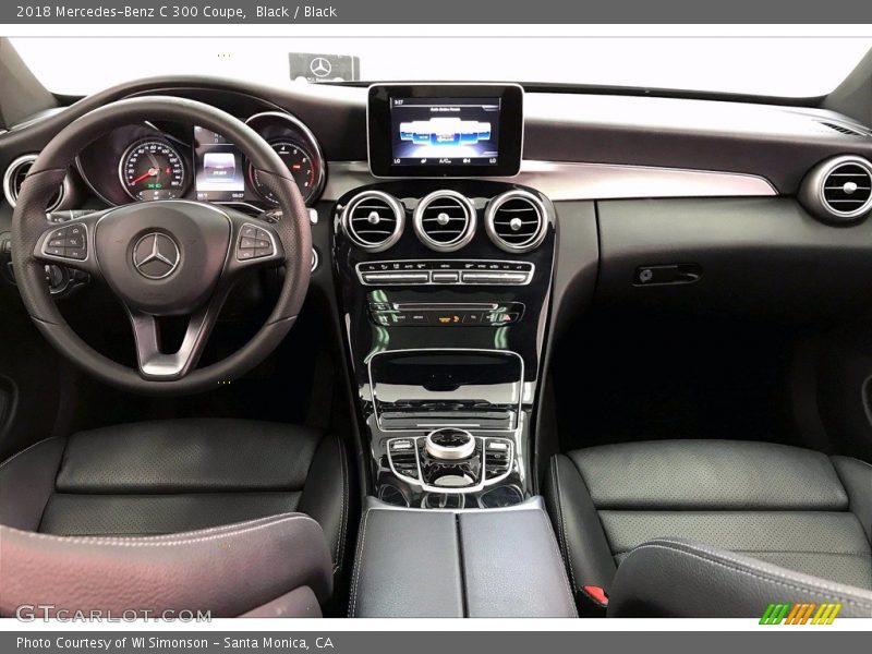 Black / Black 2018 Mercedes-Benz C 300 Coupe