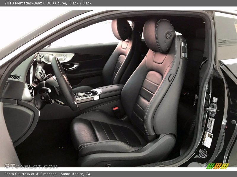 Black / Black 2018 Mercedes-Benz C 300 Coupe